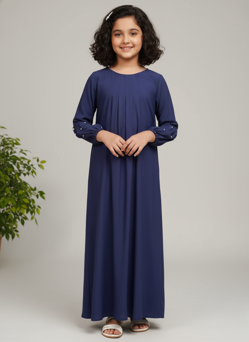 Royal Blue Abaya – Trendy Modest Wear for Girls in the UK