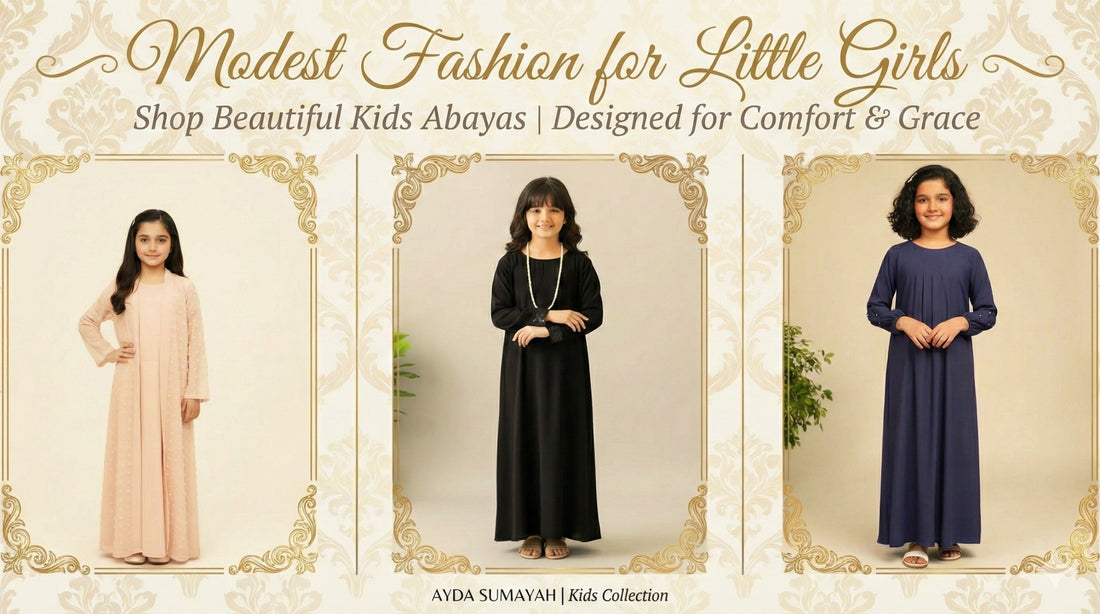 Abaya for Children’s  Elegant, Modest & Stylish Designs by Ayda Sumayah