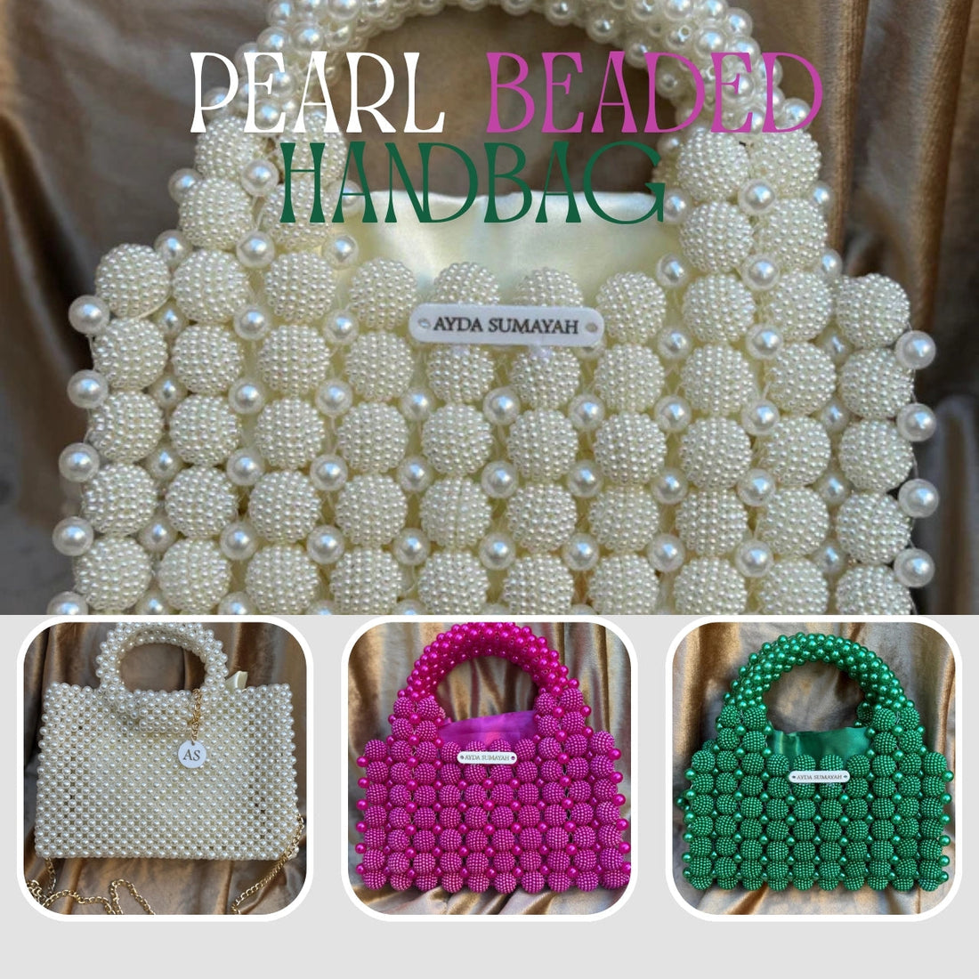 Ivory coloured handbag for women, elegant accessory