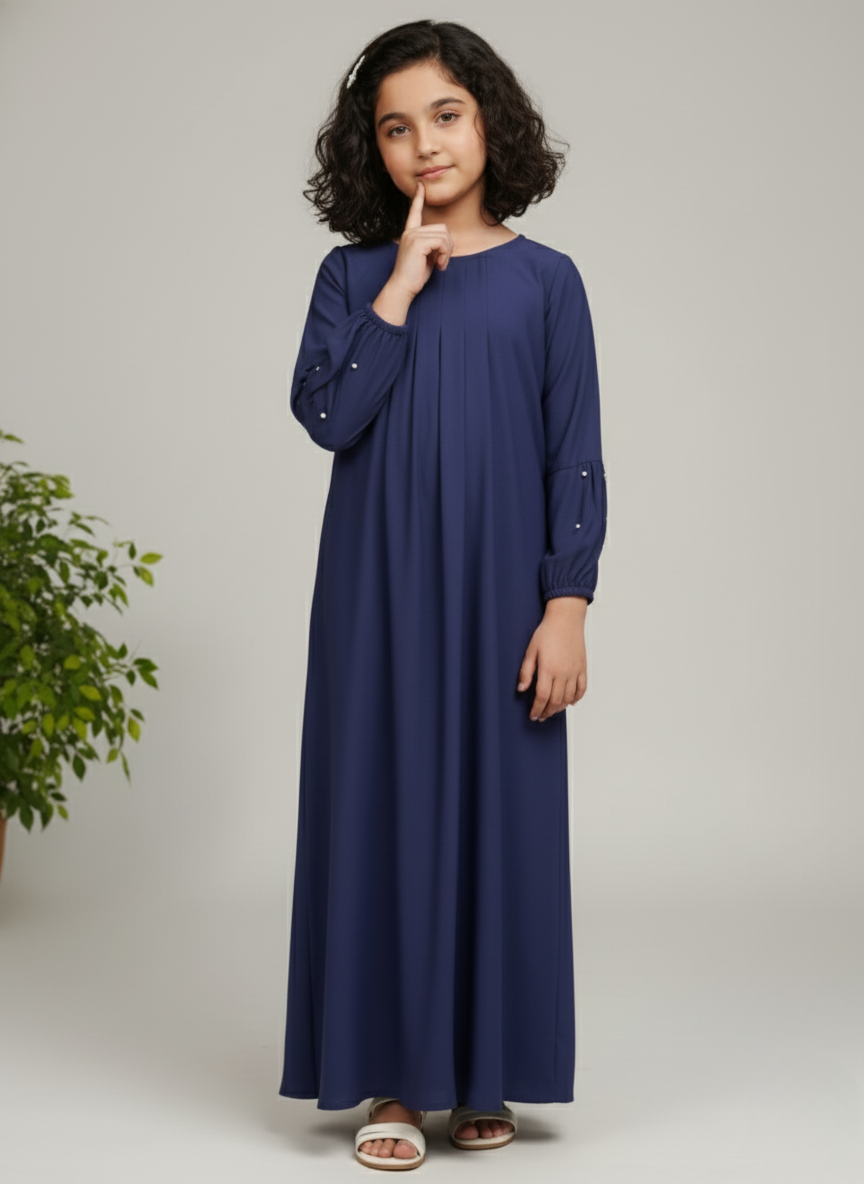 Royal Blue Abaya – Trendy Modest Wear for Girls in the UK