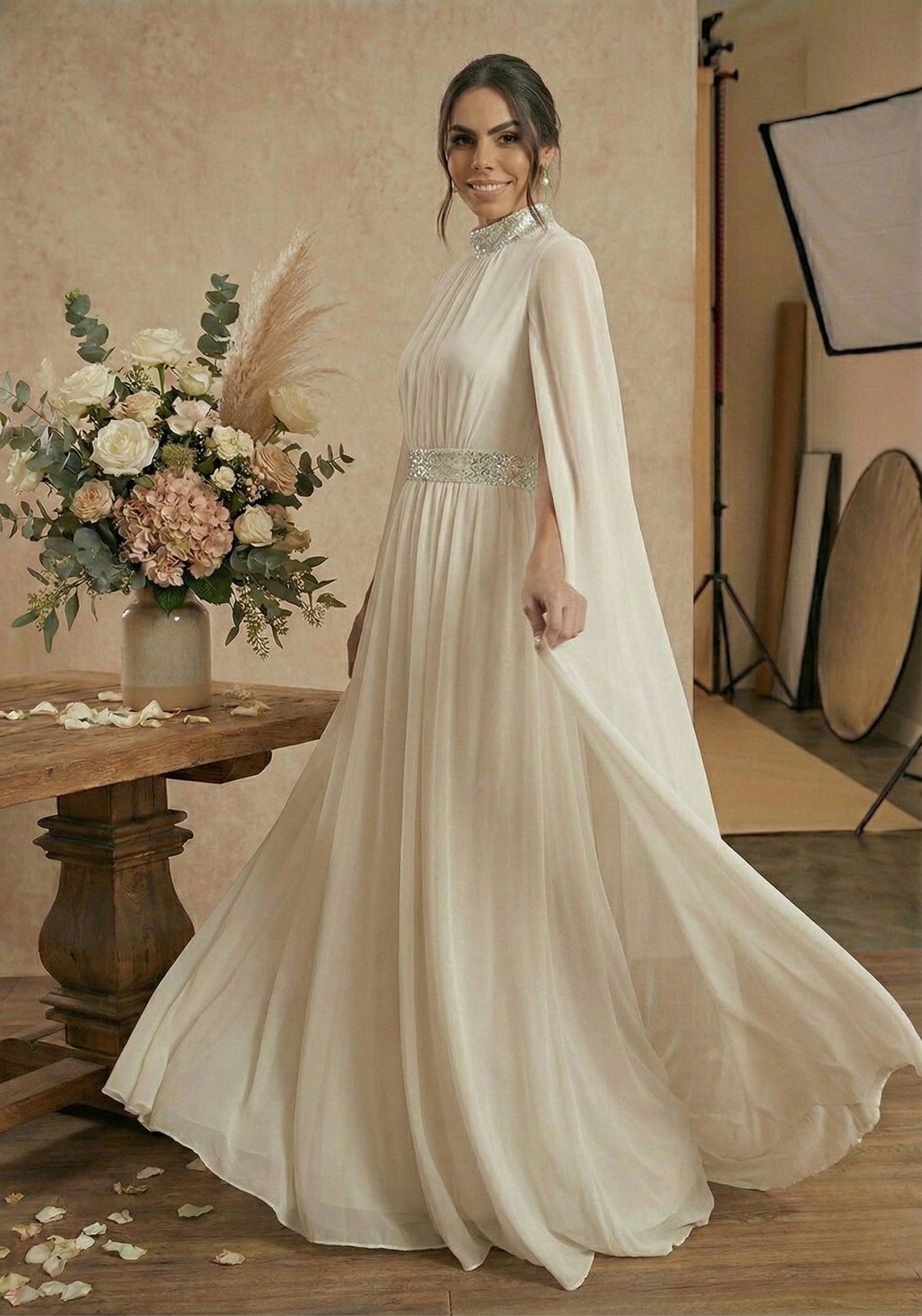 White Maxi Dress – Ayda Sumayah Luxury Modest Fashion