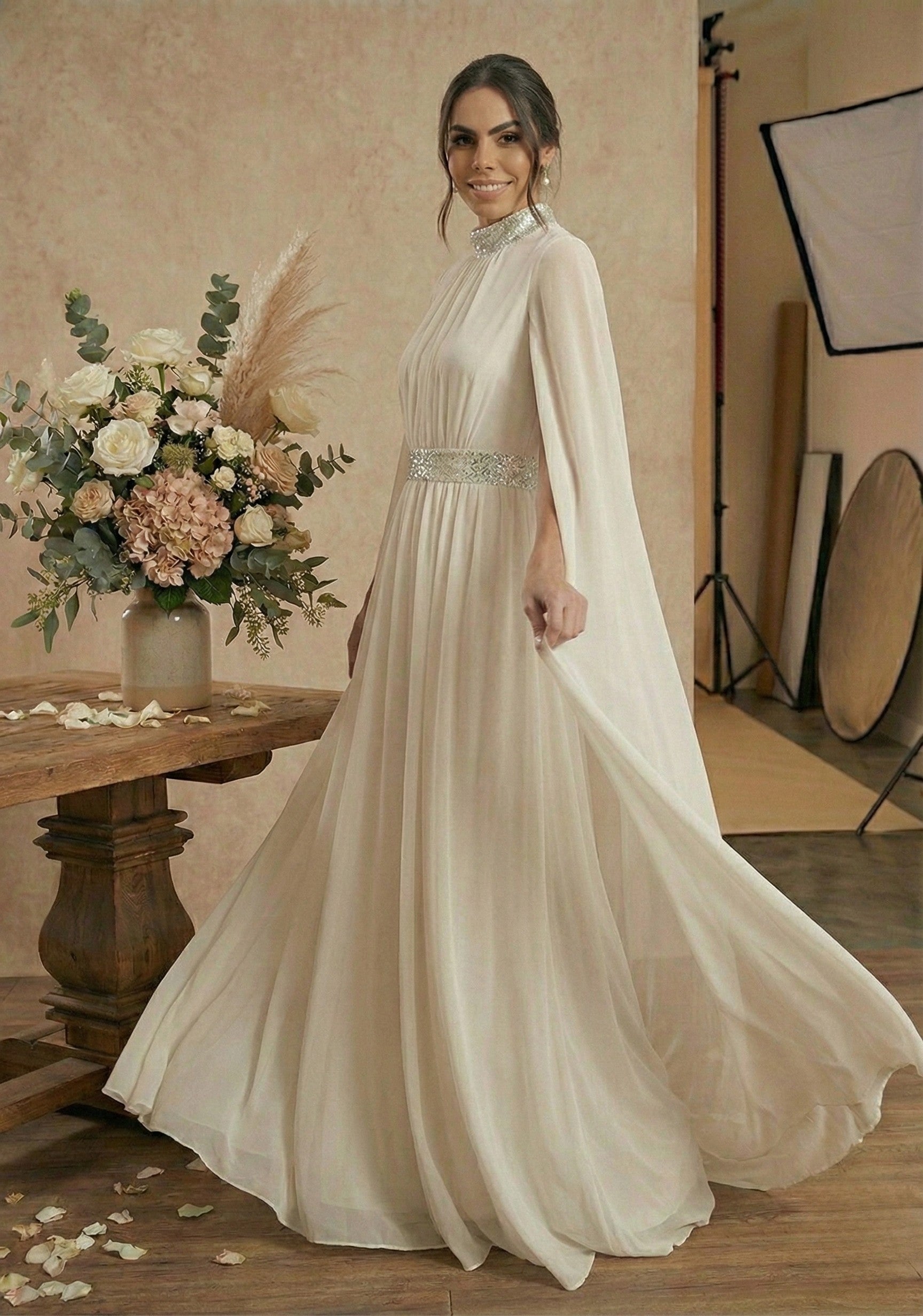 White Maxi Dress – Ayda Sumayah Luxury Modest Fashion