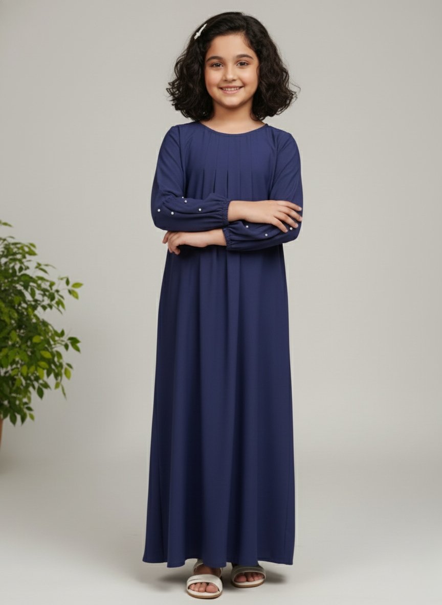 Royal Blue Abaya – Trendy Modest Wear for Girls in the UK