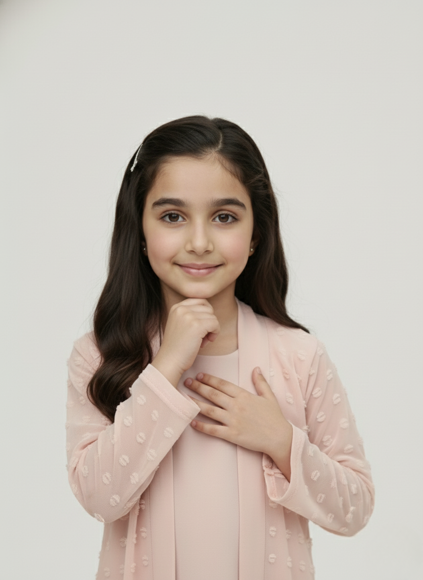 Pink Abaya for Girls | Soft, Elegant & Modest Open Style Abaya