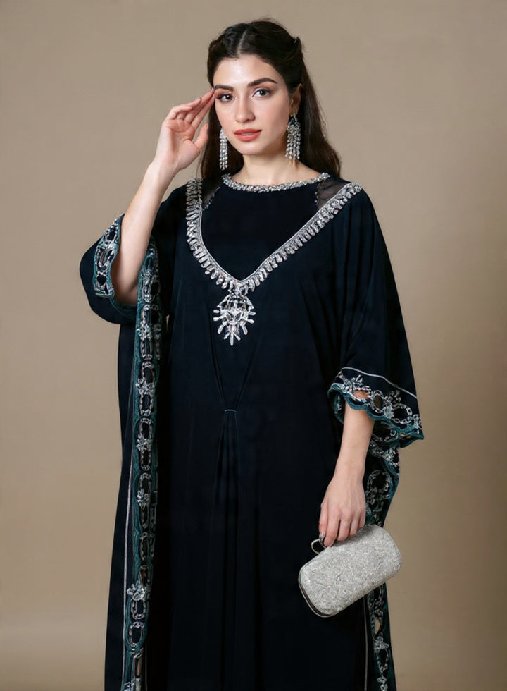 Luxury Embellished Kaftan Dress for UK Women
