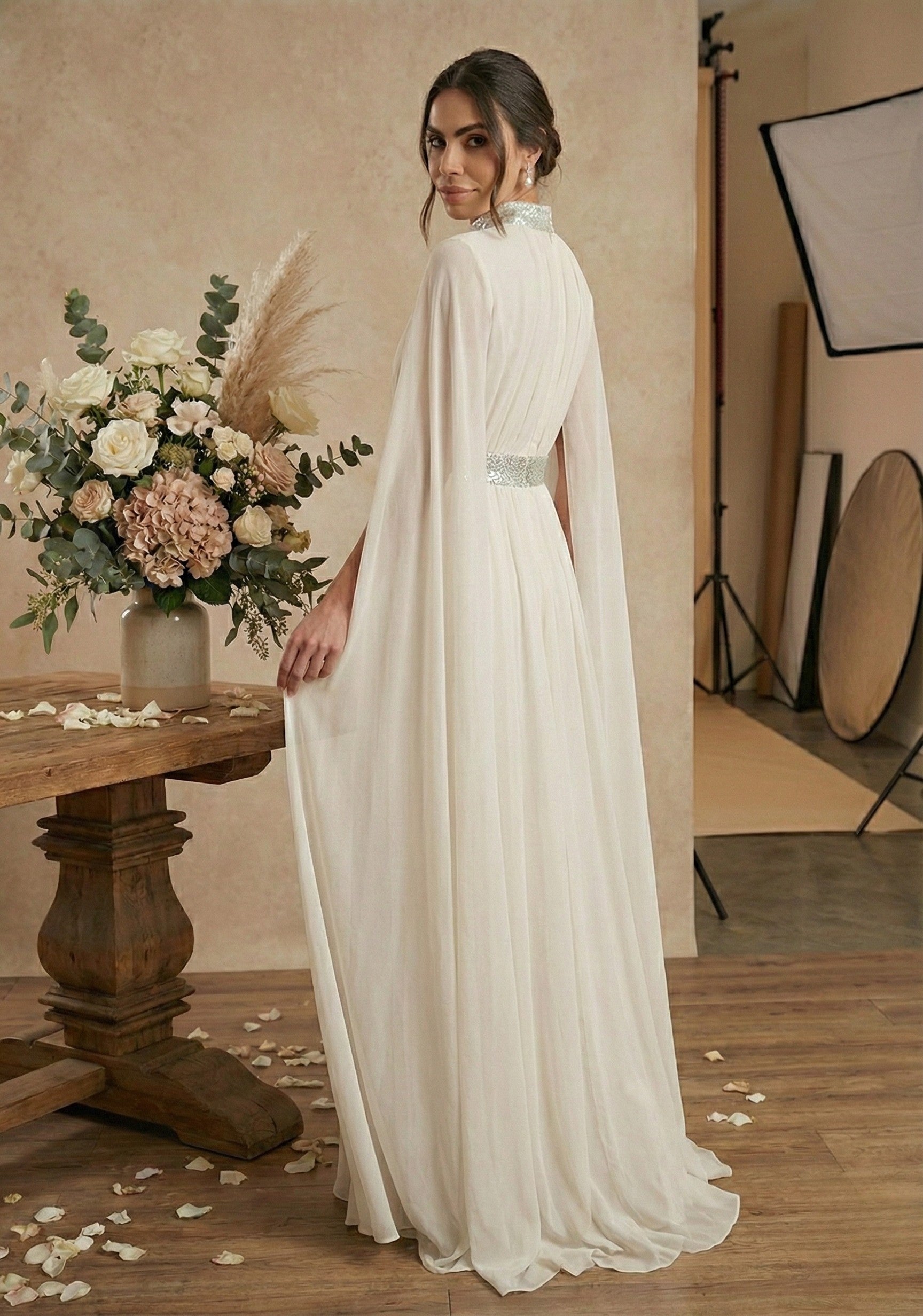 White Maxi Dress – Ayda Sumayah Luxury Modest Fashion