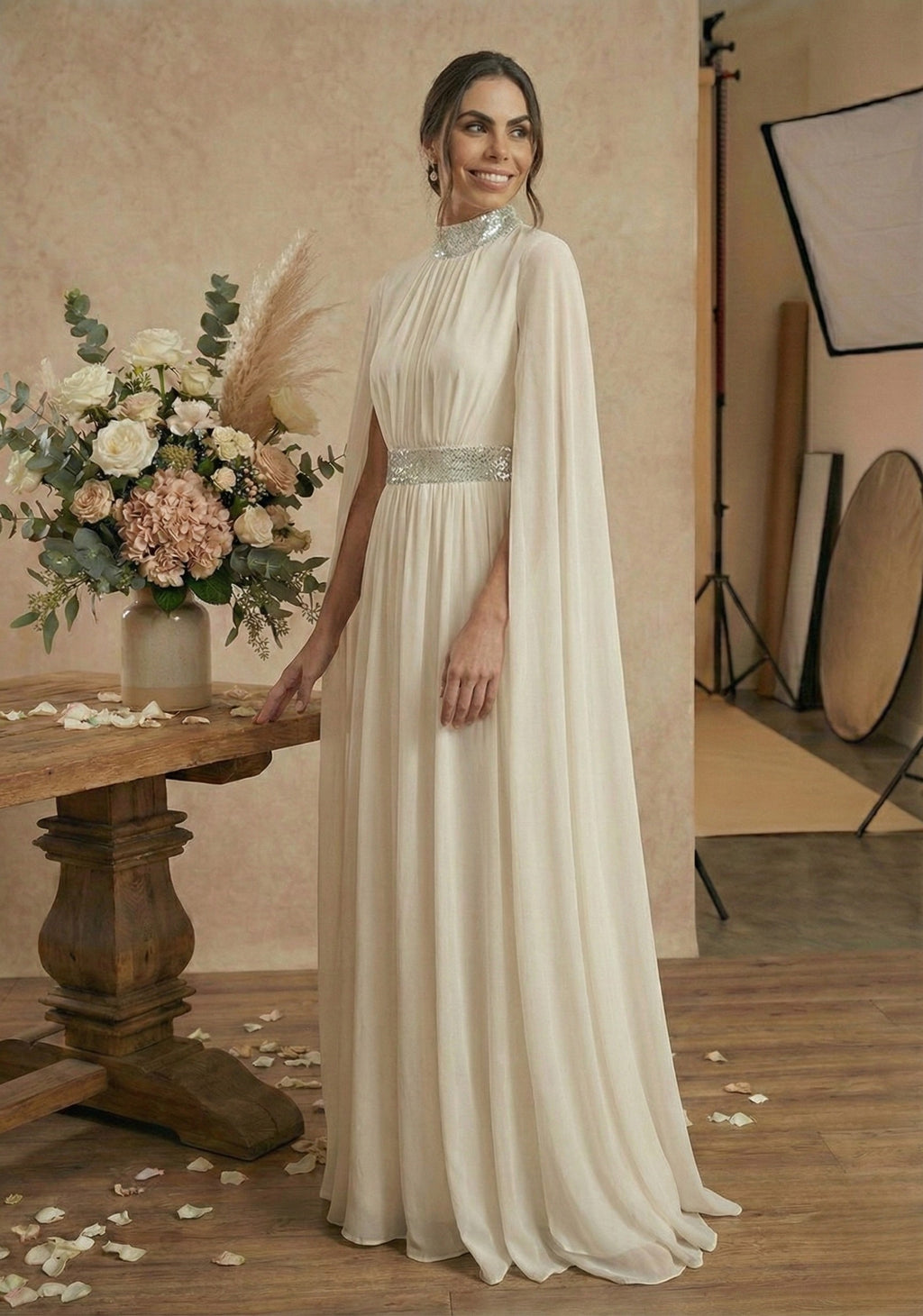 White Maxi Dress – Ayda Sumayah Luxury Modest Fashion
