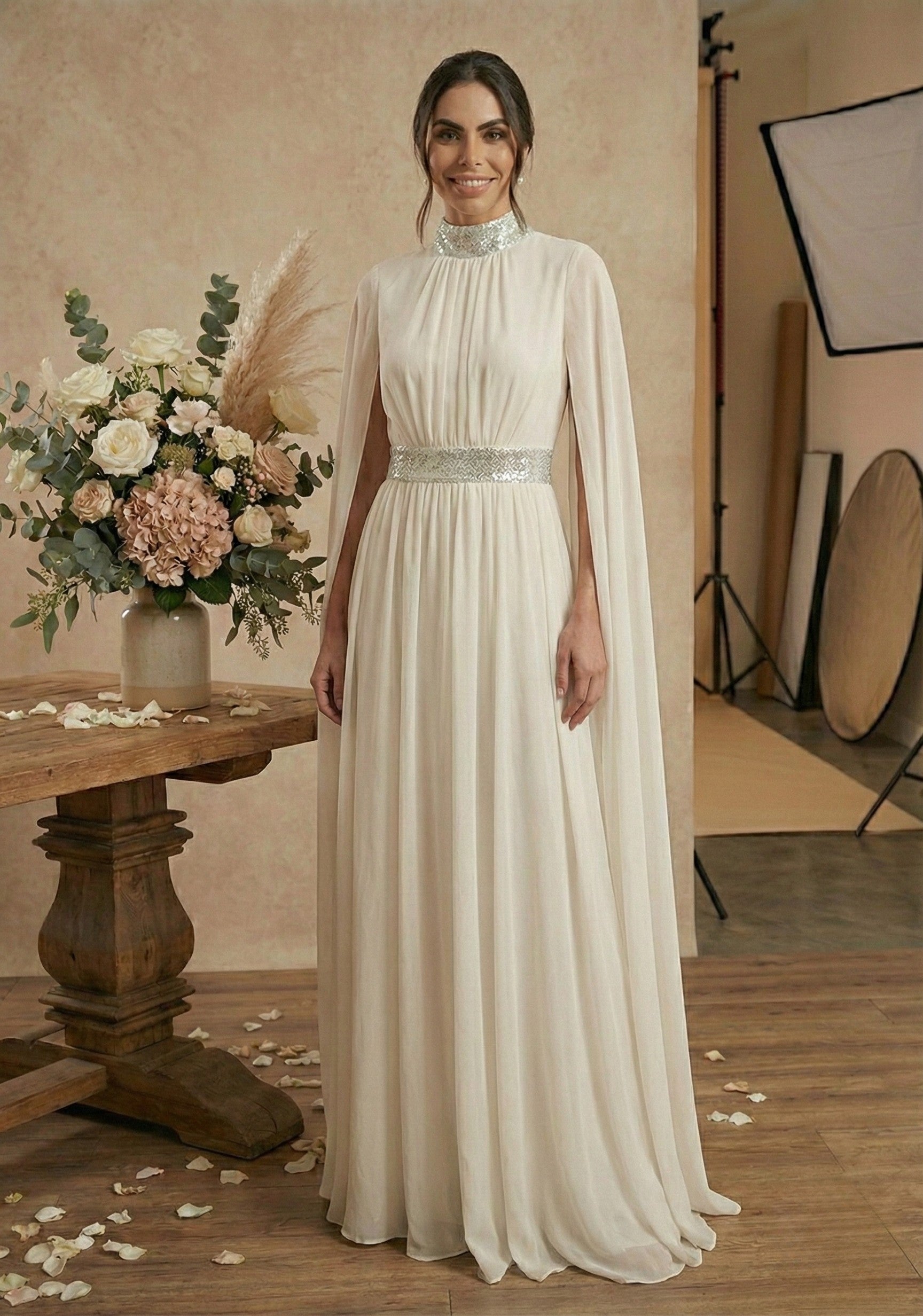 White Maxi Dress – Ayda Sumayah Luxury Modest Fashion