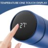 Smart LED Temperature Display Vacuum Flask Hot & Cold Water Bottle UK