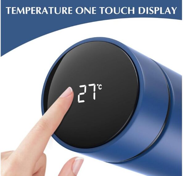 Smart LED Temperature Display Vacuum Flask Hot & Cold Water Bottle UK