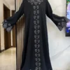 New 2024 Dubai Diamond Muslim Modest Dress for Women Elegant Arabic Femme Hijab Abaya 2024 Islamic Long Sleeve Turkey Clothing 2