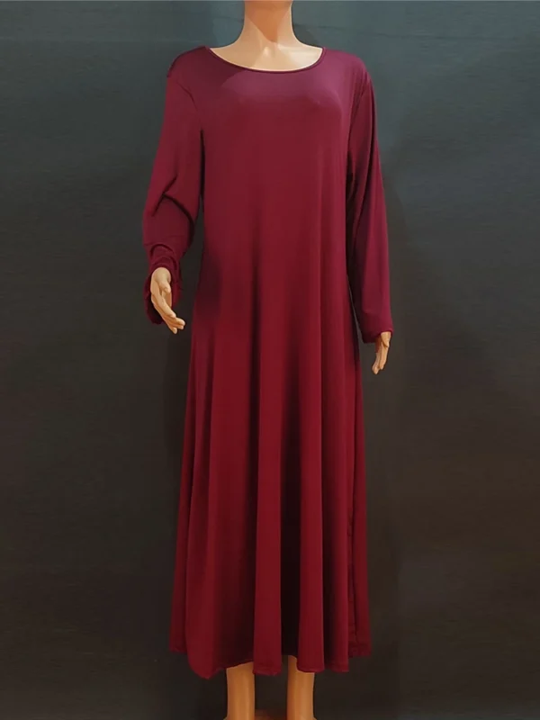 Chiffon Boubou Muslim Fashion Abaya 2 PCS Set Dubai Turkey Maxi Dress Musulman Ensembles Caftan Marocain Islamic Clothing 5