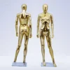 Modern Gold Mannequins for Women's Clothing Stylish Plastic Full Body Mannequins Simple Adult Mannequins for Clothing Stores L 5