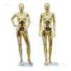 Modern Gold Mannequins for Women's Clothing Stylish Plastic Full Body Mannequins Simple Adult Mannequins for Clothing Stores L 2