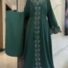 New 2024 Dubai Diamond Muslim Modest Dress for Women Elegant Arabic Femme Hijab Abaya 2024 Islamic Long Sleeve Turkey Clothing 6