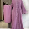 New 2024 Dubai Diamond Muslim Modest Dress for Women Elegant Arabic Femme Hijab Abaya 2024 Islamic Long Sleeve Turkey Clothing 5