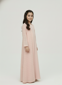 Pink Abaya for Girls | Soft, Elegant & Modest Open Style Abaya