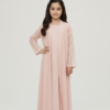 Pink Abaya for Girls | Soft, Elegant & Modest Open Style Abaya
