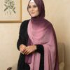 Luxury Purple Chiffon Hijab for Daily & Work Wear