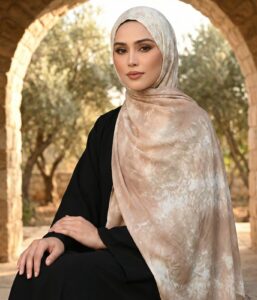 Printed Modal Cotton Hijab | Luxury Modest Fashion in the UK