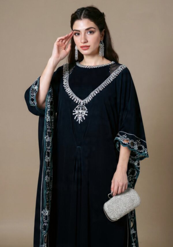 Luxury Embellished Kaftan Dress for UK Women