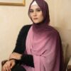 Luxury Purple Chiffon Hijab for Daily & Work Wear