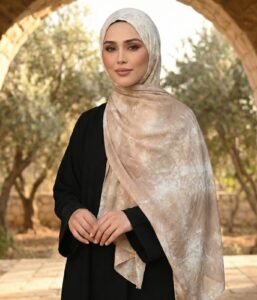 Printed Modal Cotton Hijab | Luxury Modest Fashion in the UK