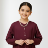 Kids Abaya – Plum Elegance by Ayda Sumayah