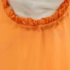 Nadrah - Bold & Beautiful Orange Maxi Dress – Tiered Abaya in UK Modest Fashion