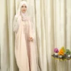 Nahiah - Luxury Butterfly Abaya with Sequin Inner & Matching Hijab