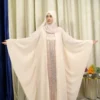 Nahiah - Luxury Butterfly Abaya with Sequin Inner & Matching Hijab