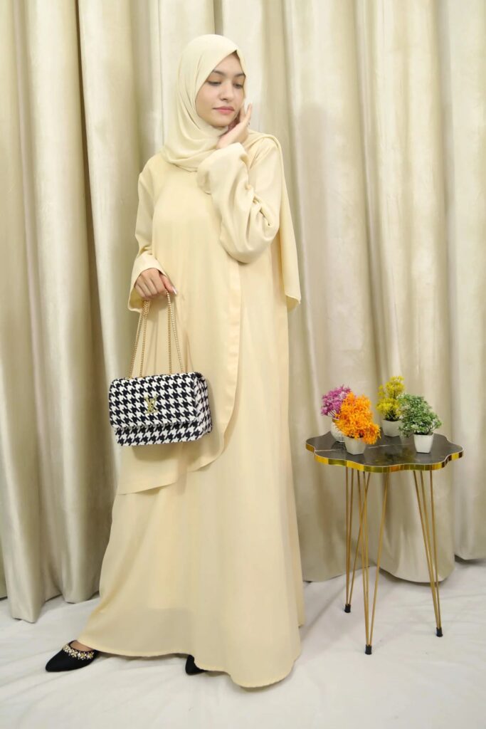 cream-georgette-abaya