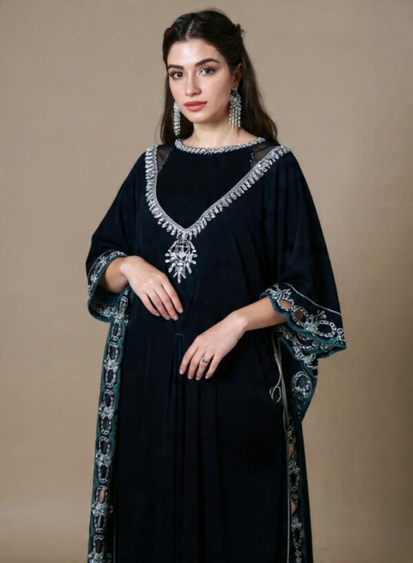 Luxury Embellished Kaftan Dress for UK Women