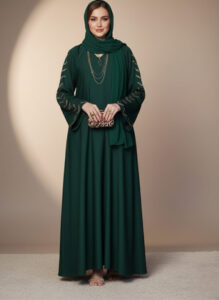 green_abaya_by_nayab_e9b9129b-77a8-42c9-a405-c4134bb73c7e.jpg Luxury Green Abaya Crafted from Soft Nidha Fabric for Timeless Grace