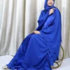 Nahiah - Royal Blue Sequin Abaya Set – Luxury Modest Wear for UK Women