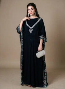 Luxury Embellished Kaftan Dress for UK Women